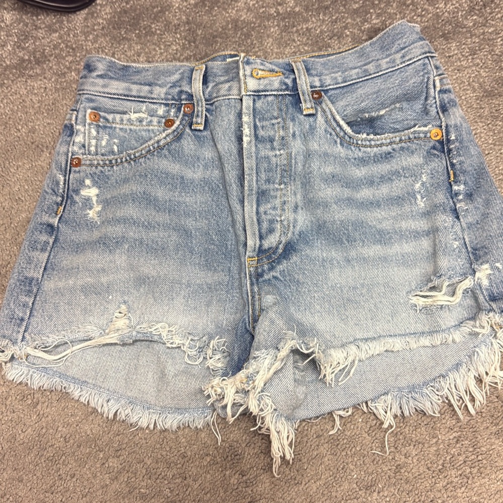 Agolde denim shorts